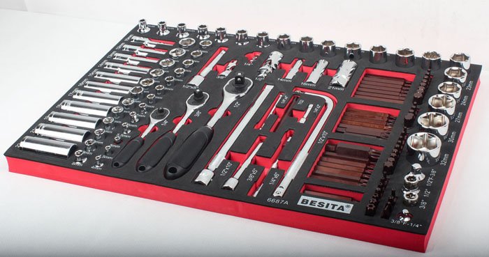 355PC Комплект тележек для специальных инструментов BMW 6677